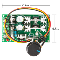 Regulador PWM de Velocidade para Motor DC 1200 W 10 a 60 V 20 A