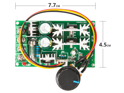 Regulador PWM de Velocidade para Motor DC 1200 W 10 a 60 V 20 A - Imagem 1
