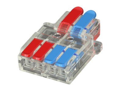 Terminal de Conex&atilde;o R&aacute;pida LT-624 Transparente - Imagem 1