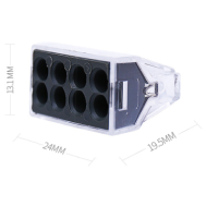 WAGO 773-108 Conector R&aacute;pido para Fios - Terminais e Conectores R&aacute;pidos