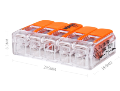 Conector r&aacute;pido WAGO 221-415 para terminais - Imagem 1
