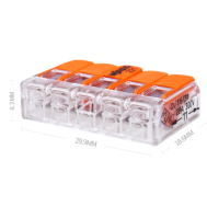 Conector r&aacute;pido WAGO 221-415 para terminais
