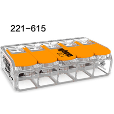 Conector r&aacute;pido WAGO 221-615
