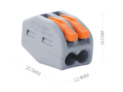 Terminal e conector r&aacute;pido WAGO 222-412 - Imagem 1
