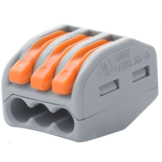 WAGO 222-413 Terminal e conector r&aacute;pido