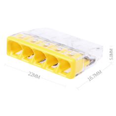 WAGO 2273-205 Terminais e Conectores R&aacute;pidos