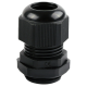 Conector r&aacute;pido PG9 em nylon preto &agrave; prova d'&aacute;gua - Thumb - 1