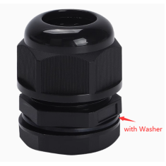 Conector R&aacute;pido PG13.5 em Nylon Preto, &agrave; prova d'&aacute;gua