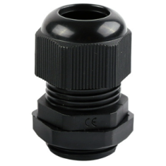 Conector r&aacute;pido imperme&aacute;vel PG63 em nylon preto