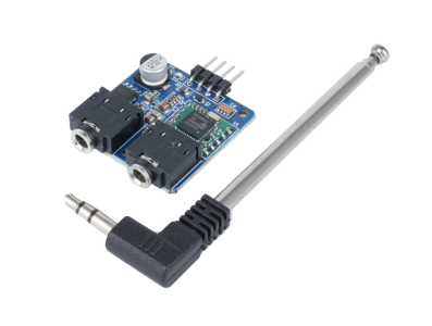 M&oacute;dulo V&iacute;deo FM TEA5767 para Arduino com entrada para fio de antena - Imagem 1