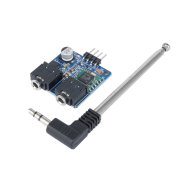 M&oacute;dulo V&iacute;deo FM TEA5767 para Arduino com entrada para fio de antena