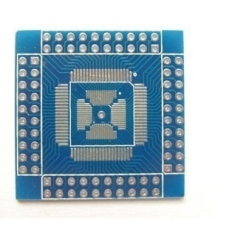 Placa adaptadora dupla face QFN/QFP/TQFP/LQFP 16-80 para DIP, vers&atilde;o QFP80 dispon&iacute;vel para AD9854