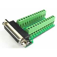 Adaptador DB25-M2 para terminal com porca