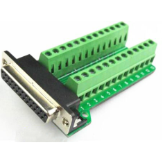 DB25-M2 conector DB25 para bloco de terminais com parafuso