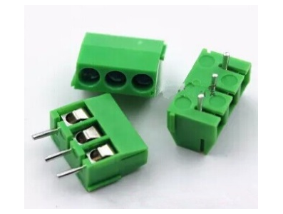 Bloco de terminais de parafuso para PCB 3 pinos 3,5 mm com pinos retos - Imagem 1