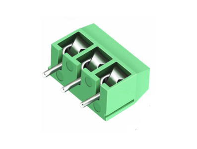 Bloco de terminais para PCB KF301-3P 3 pinos, pino reto 5,0 mm / 5,08 mm, verde - Imagem 1