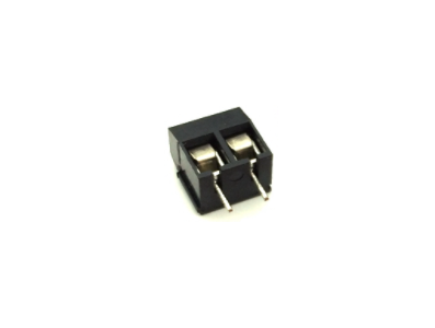 Bloco de terminais KF301-2P 2 pinos preto 5,0 / 5,08 mm pinos retos - Imagem 1