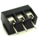 Borne terminal KF301-3P 3 posi&ccedil;&otilde;es 5,0 mm / 5,08 mm preto, reto tipo agulha para PCB - Thumb - 1