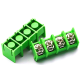 Bloco de Bornes Barrier 4 polos 7,62 mm KF7620-4P Verde - Thumb - 1