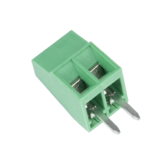 Bloco de Terminais PCB KF128-2P 2,54 mm Reto Agulha Verde