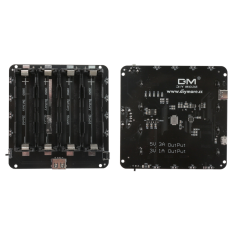 Shield de bateria 4x18650 Li-ion V8/V9, placa expansora de energia 5V/3A 3V/1A com Micro USB para Arduino, ESP32, ESP8266