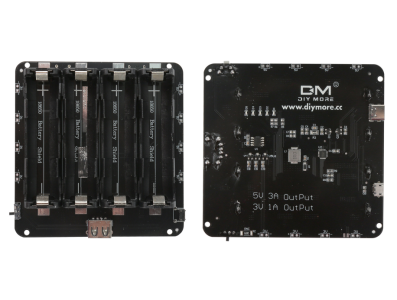 Shield de bateria 4x18650 Li-ion V8/V9, placa expansora de energia 5V/3A 3V/1A com Micro USB para Arduino, ESP32, ESP8266 - Imagem 1