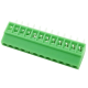 Borne KF128-12P 12 pinos passo 2,54 mm reto verde - Thumb - 1