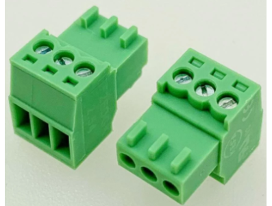 Borne terminal para PCB KF2EDGK-3P 2,54 mm 3 pinos Verde - Imagem 1