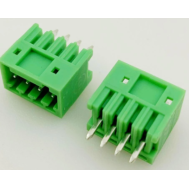Bloco de terminais verde KF2EDGV-4P 2,54 mm pino reto para PCB