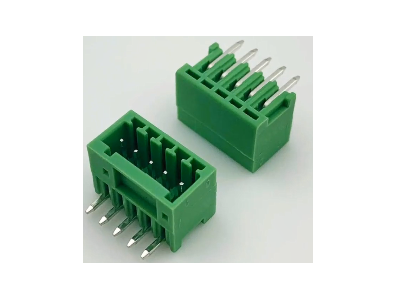 Bornes e blocos de terminais KF2EDGR-5P 2,54 mm verde, pino curvo - Imagem 1