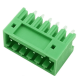 Borne de PCB verde KF2EDGV-6P 2,54 mm pino reto - Thumb - 1