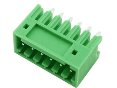 Borne de PCB verde KF2EDGV-6P 2,54 mm pino reto - Imagem 1