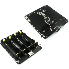 Shield de bateria 4x18650 V8/V9 placa m&oacute;dulo de expans&atilde;o de energia 5V/3A 3V/1A Micro USB para Arduino ESP32 ESP8266