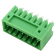 Bloco de terminais para PCB KF2EDGV-7P 2,54 mm, pinos retos, verde - Thumb - 1