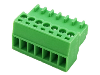 Borne para PCB KF2EDGK-7P 2,54 mm verde - Imagem 1