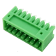 Bloco de terminais verde KF2EDGV-8P 2,54 mm para PCB, pinos retos - Thumb - 1
