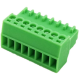 Bloco de terminais para PCB KF2EDGK-8P 2,54 mm 8 posi&ccedil;&otilde;es Verde - Thumb - 1