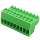 Borne de terminal PCB KF2EDGK-9P 2,54 mm Verde - Thumb - 1