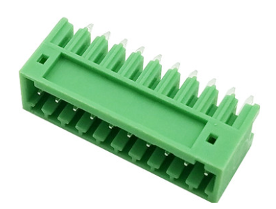 Bloco de terminais para PCB KF2EDGV-10P 2,54 mm 10 pinos, pino reto, verde - Imagem 1