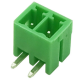 Borne para PCB KF2EDGR-2P 2 pinos 3,5 mm agulha curvada verde - Thumb - 1
