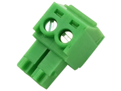 Borne terminal para PCB KF2EDGK-2P 2 polos 3,5 mm verde - Imagem 1