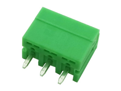 Borne para PCB KF2EDGV-3P 3,5 mm verde pino reto - Imagem 1