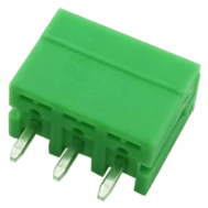 Borne para PCB KF2EDGV-3P 3,5 mm verde pino reto