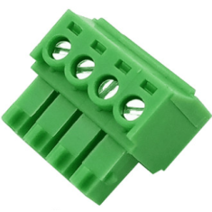 Borne terminal PCB KF2EDGK-4P 3,5 mm Verde
