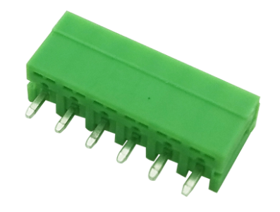 Borne para PCB KF2EDGV-6P 3,5 mm pino reto verde - Imagem 1