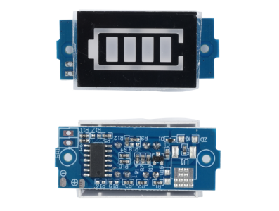 M&oacute;dulo indicador de capacidade para bateria Li‑Po 3S (18650) - Imagem 7