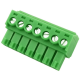 Borne para PCB 3,5 mm KF2EDGK-7P Verde - Thumb - 1