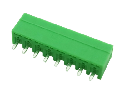 Bloco de terminais PCB KF2EDGV-8P 3,5 mm verde, 8 polos, pinos retos - Imagem 1