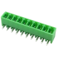 KF2EDGR-10P 3,5 mm bornes para PCB com pinos curvos verde - Thumb - 1