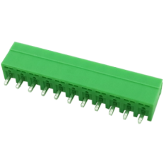 Borne para PCB KF2EDGV-11P 3,5 mm agulha reta, verde